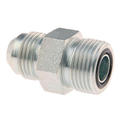 Adaptateur en acier droit 1/4 M-ORFS X 1/4 M-JIC