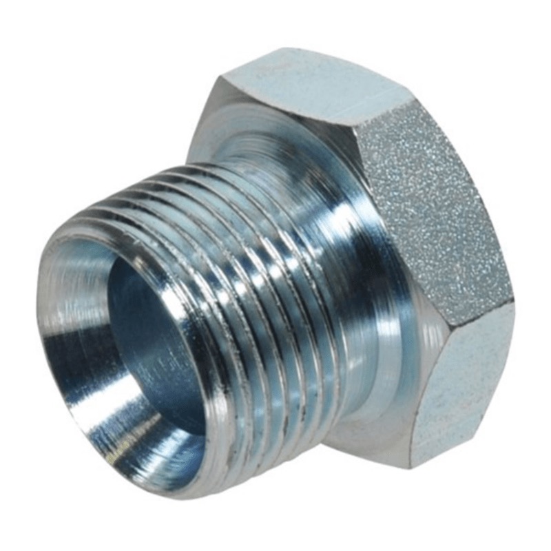 Bouchon mâle en acier tête hexagonale 1/8 M-BSPP
