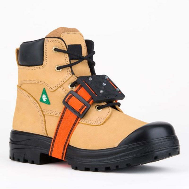 Crampons antidérapants haute visibilité pour milieu de semelle, taille unique (paire)