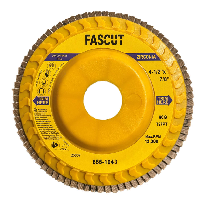 FLAP DISCS 4 1/2 x 7/8 27PT 36G