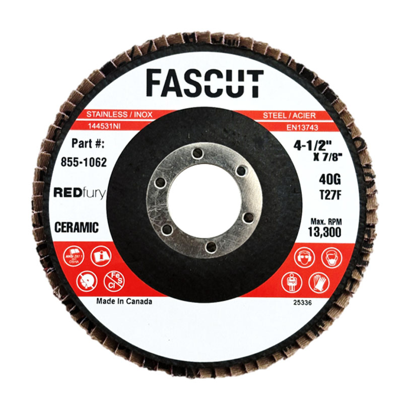 FLAP DISCS 4 1/2 x 7/8 27F 36G