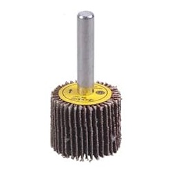 Meule à lamelles sur tige FASCUT™ 3/4 po X 3/4 po X tige de 1/4 po grain 40 type A309 en oxyde d’aluminium