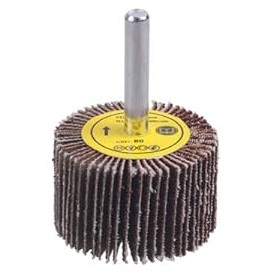 Meule à lamelles sur tige FASCUT™ 1-1/2 po X 1/2 po X tige de 1/4 po grain 40 type A309 en oxyde d’aluminium