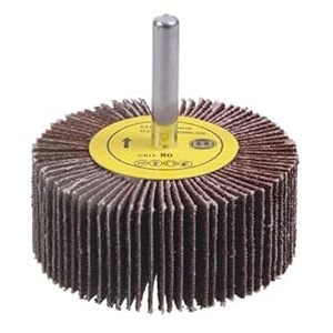 Meule à lamelles sur tige FASCUT™ 2-1/2 po X 1 po X tige de 1/4 po grain 40 type A309 en oxyde d’aluminium
