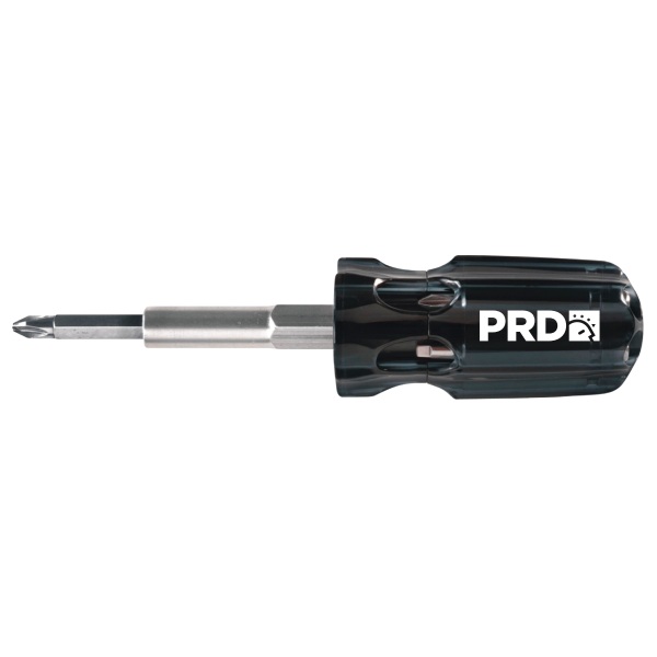 Tournevis à embouts multiples Picquic® Dash 7™ avec logo PRD (7 embouts inclus)