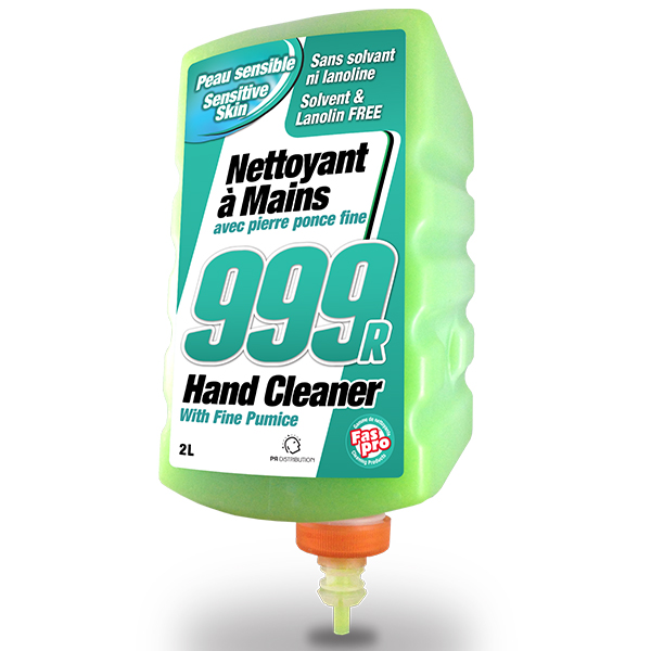 Nettoyant à mains sans solvant ni lanoline FASPRO® - peau sensible (cartouche de 2 L)