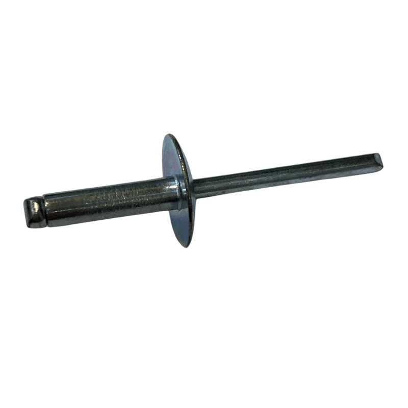 LARGE FLANGE RIVET 3/16 DIA.3/8-1/2 GRIP ACIER