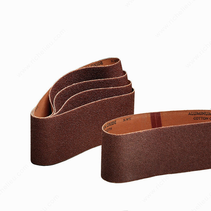 Courroies en toile résinée pour sableuse portative 4 X 21 grain 036