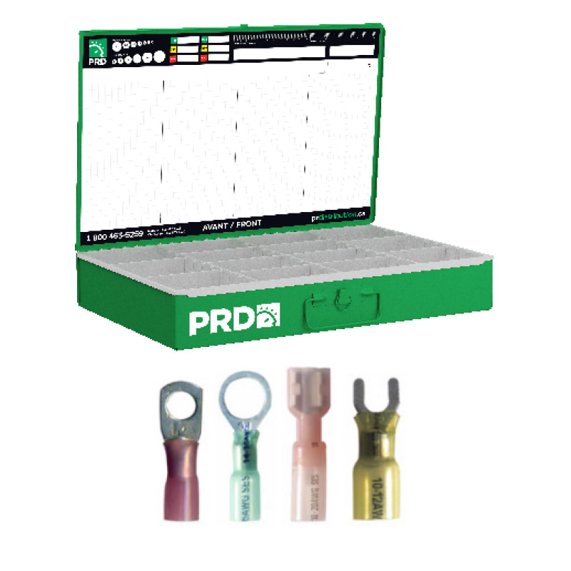 Assortiment de cosses fondantes pince & scelle (601 pcs)