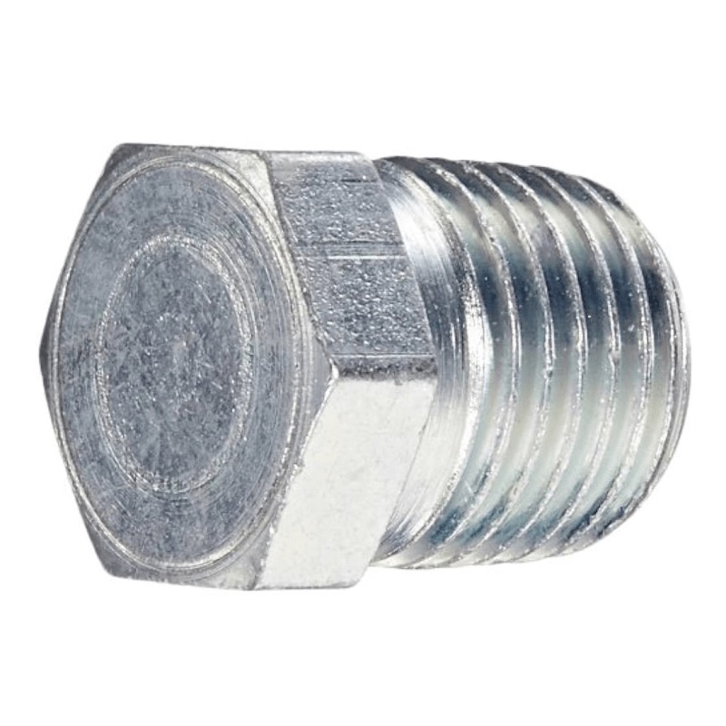 Bouchon mâle en acier tête hexagonale 1/8 M-NPT