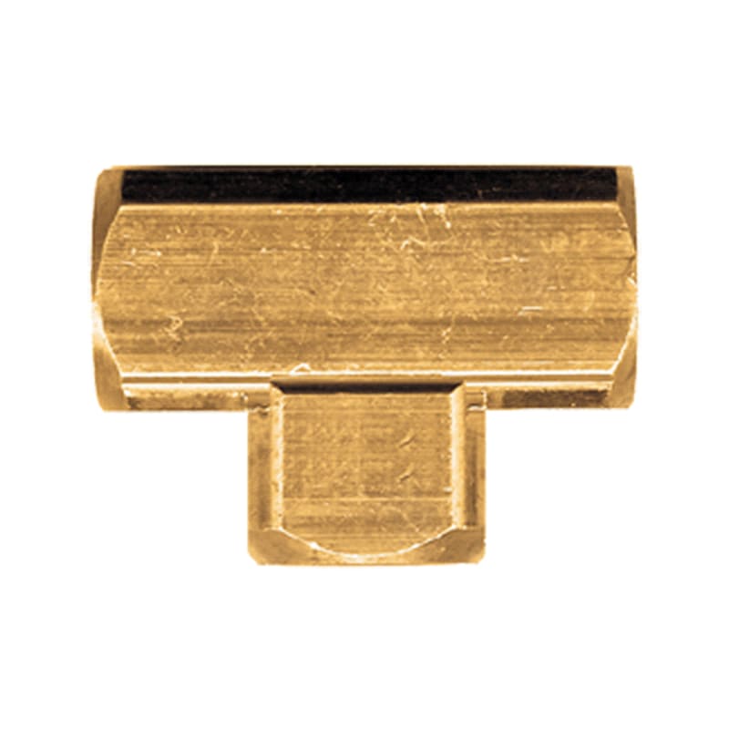 Forged brass female tee 1/8 NPT