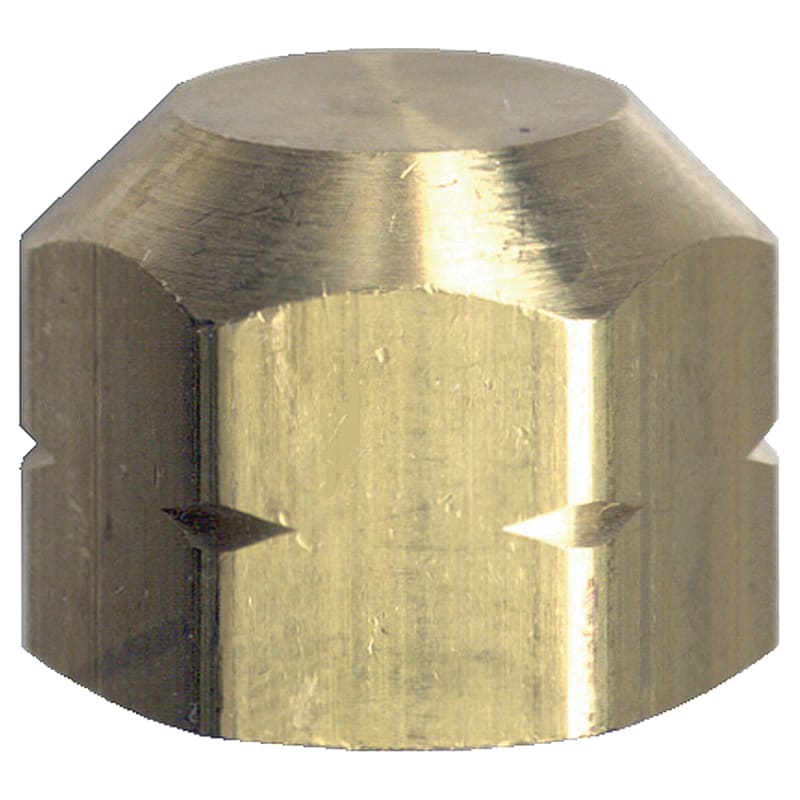 Brass cap 1/8 F-NPT