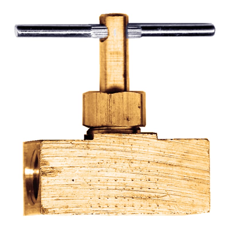Brass needle valve 1/8 F-NPT