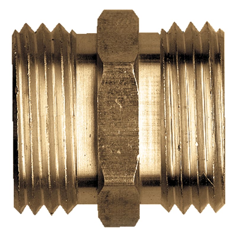Brass water hose coupling M-GHT X M-GHT
