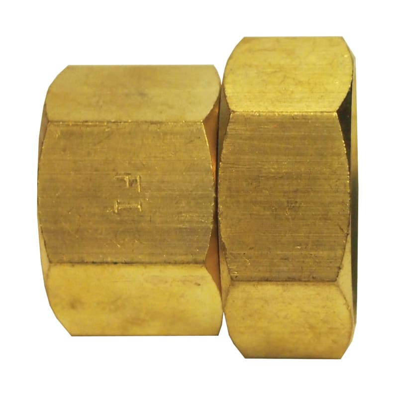 Brass swivel water hose adapter F-GHT X 1/2 F-NPT
