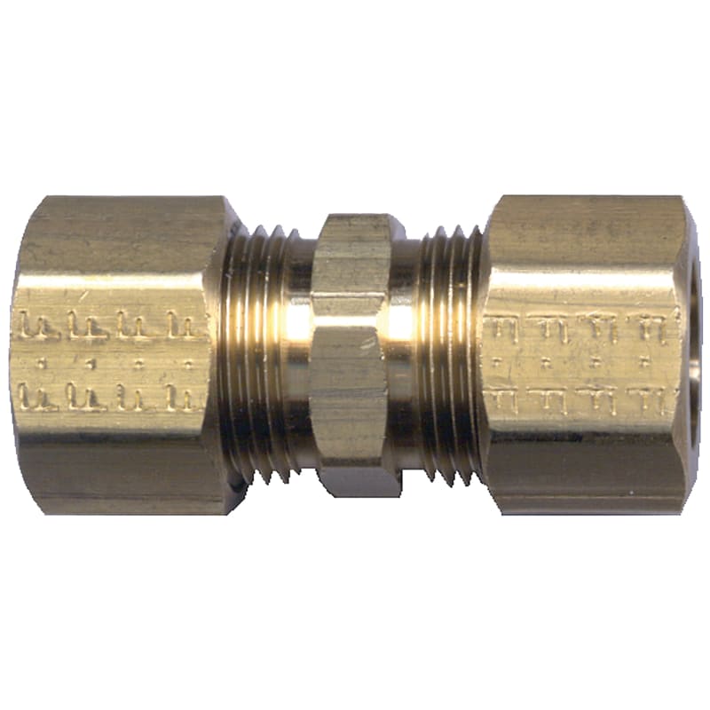 Brass air shift transmission straight coupling 1/8 tube