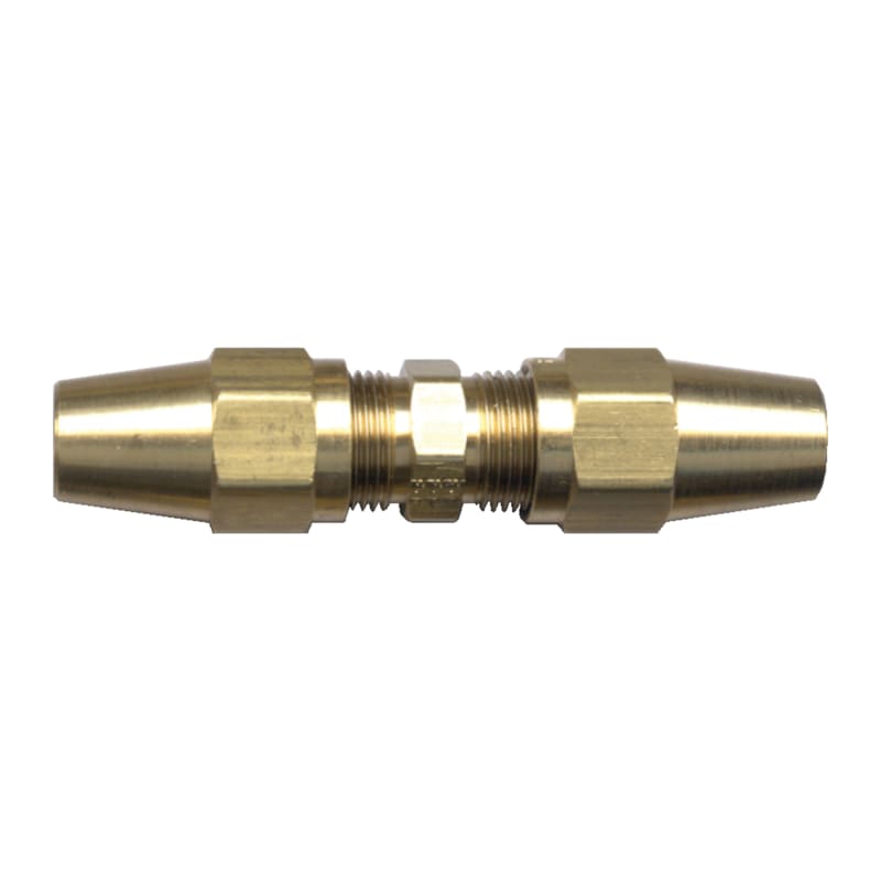 D.O.T. brass compression straight coupling 1/4 tube for copper tube