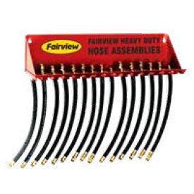 D.O.T. air brake hose assemblies kit from 18 in to 108 in, 3/8 ID X 3/8 NPT (45 pcs)