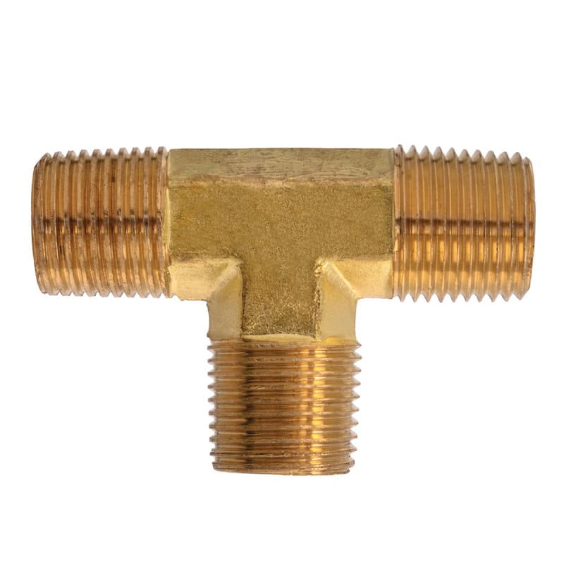 Forged brass male tee 1/8 NPT