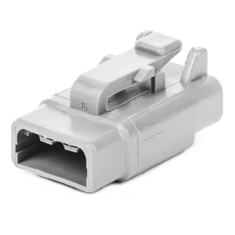 Connecteur mâle 3 cavités pour Deutsch série DTM (contact grosseur 20)