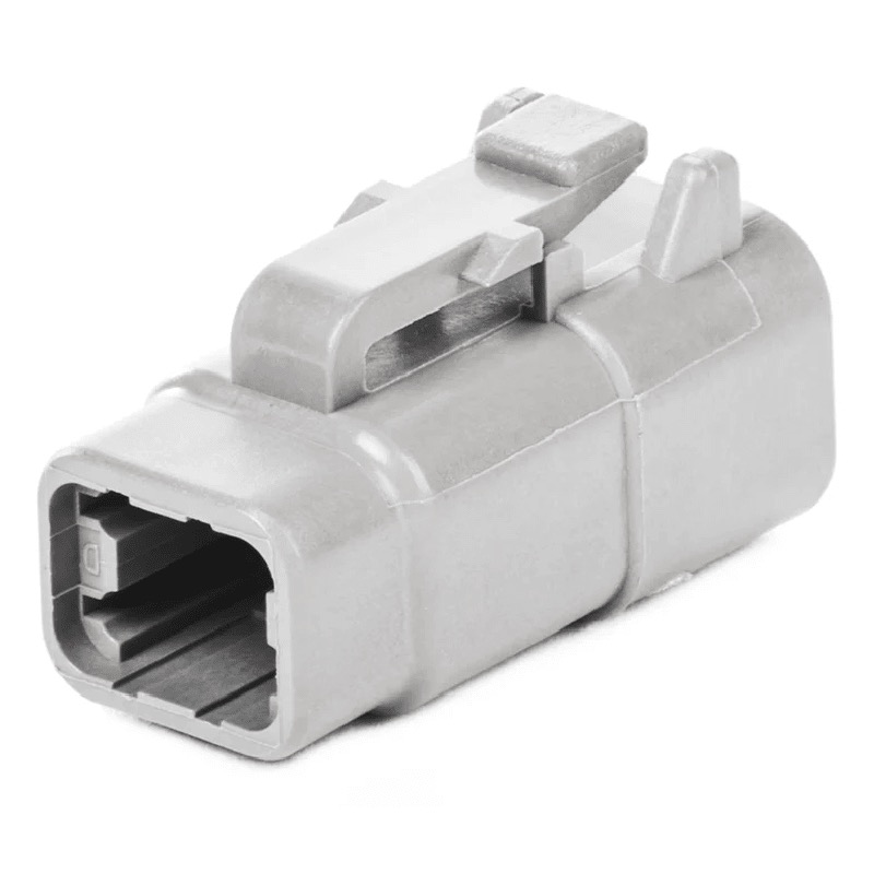 Connecteur mâle 4 cavités pour Deutsch série DTM (contact grosseur 20)