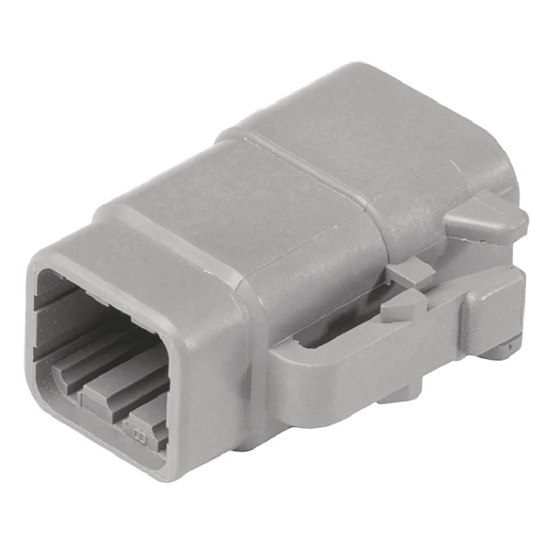 Connecteur mâle 6 cavités pour Deutsch série DTM (contact grosseur 20)