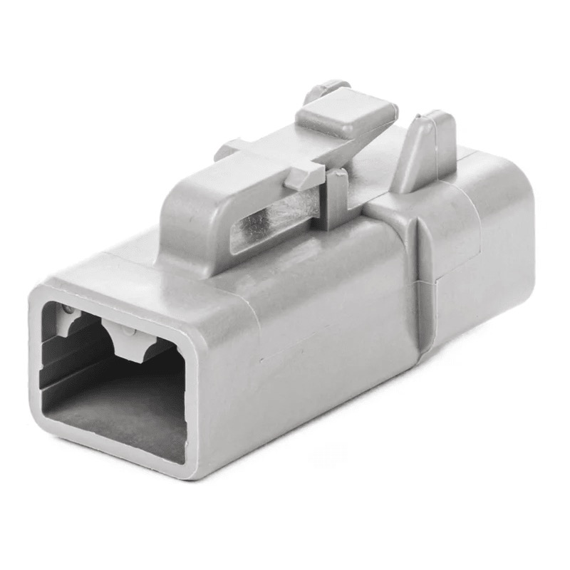 Connecteur mâle 2 cavités pour Deutsch série DTP (contact grosseur 12)