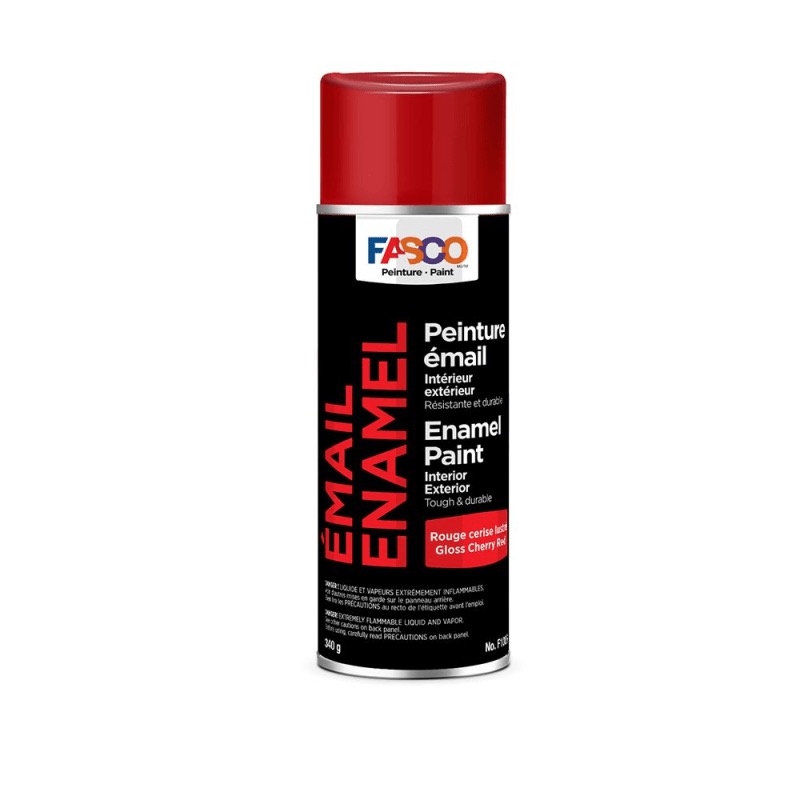 FASCO® interior / exterior enamel paint gloss cherry red (340 g aerosol)