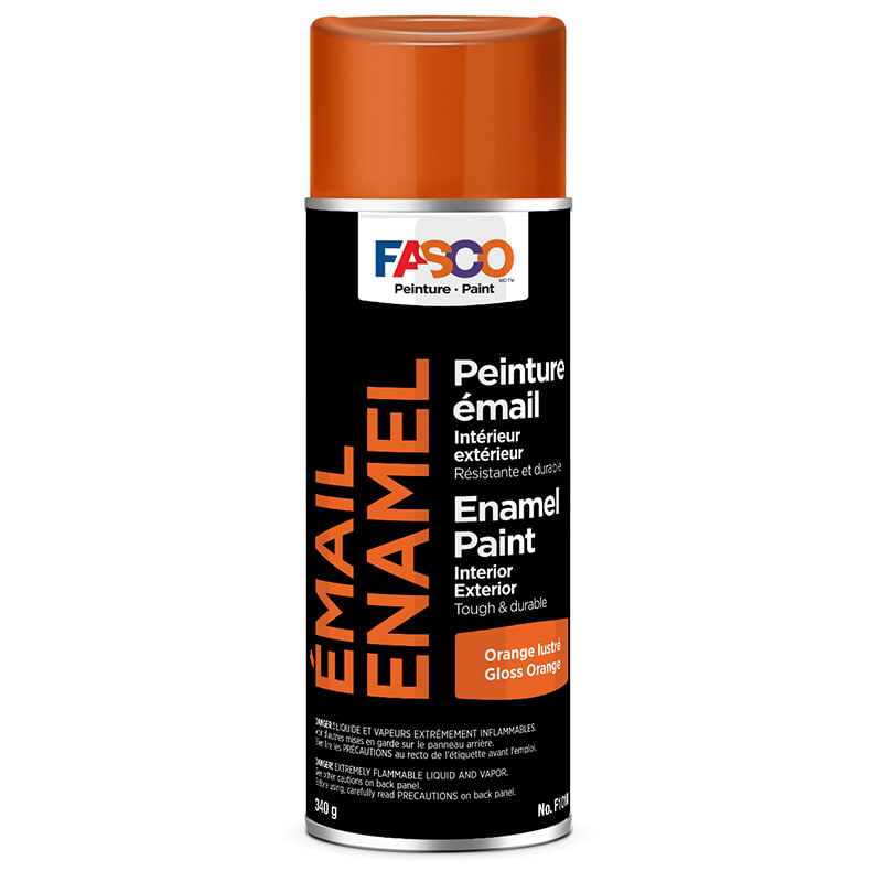FASCO® interior / exterior enamel paint gloss orange (340 g aerosol)