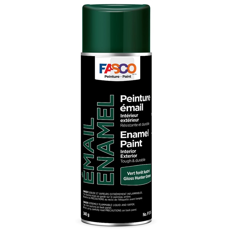 FASCO® interior / exterior enamel paint gloss hunter green (340 g aerosol)