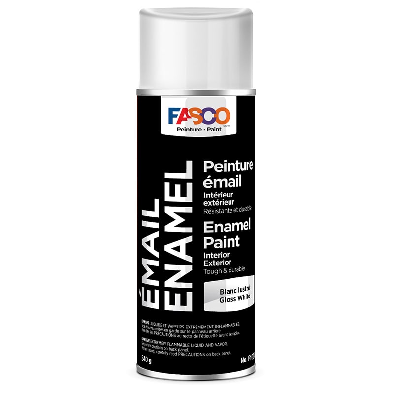 FASCO® interior / exterior enamel paint gloss white (340 g aerosol)