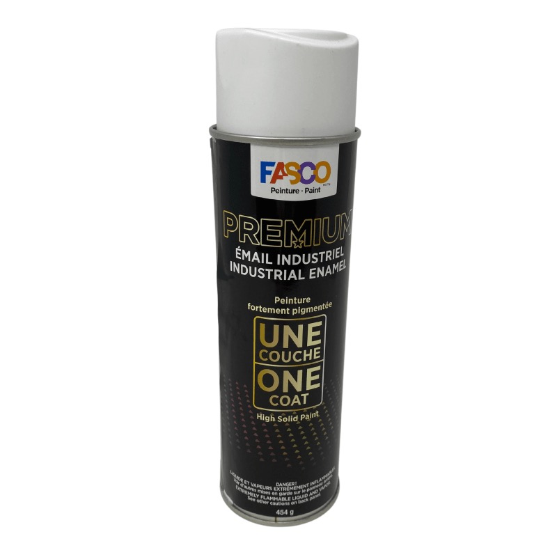 FASCO® Premium industrial enamel flat white (454 g aerosol)