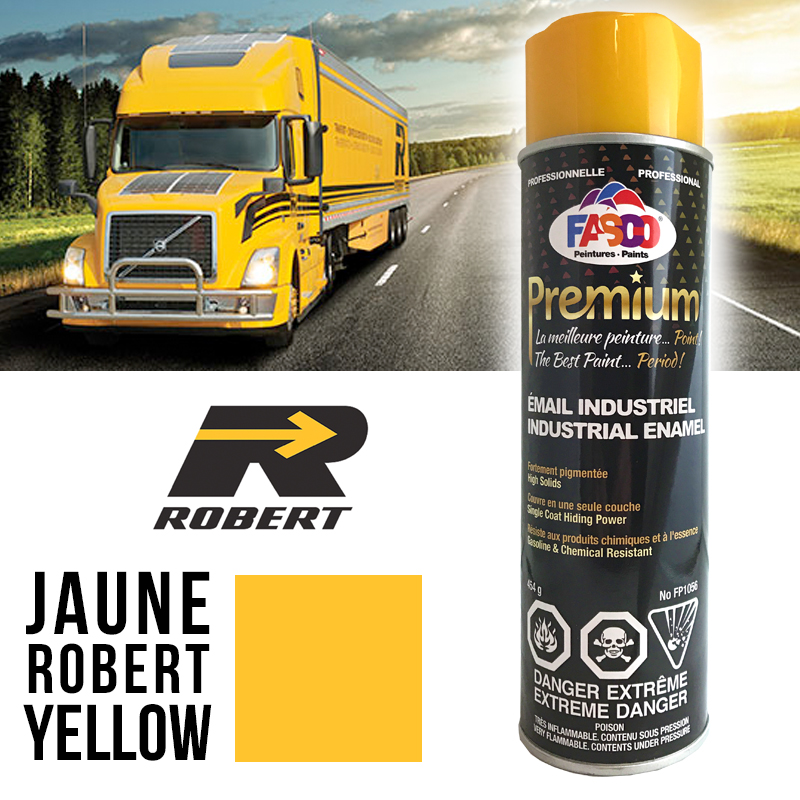 FASCO® Premium industrial enamel Robert yellow (454 g aerosol)