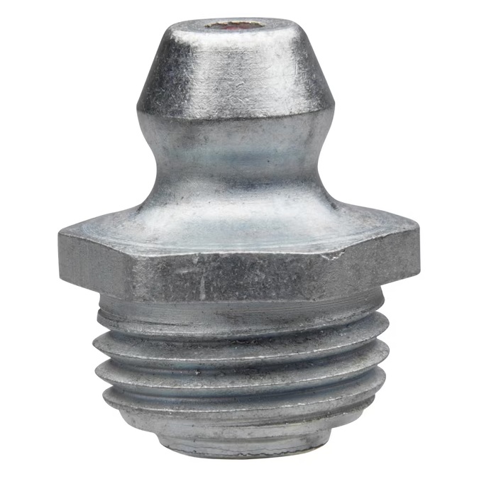 Straight grease fitting 1/8-27 PTF X 0.56 in long zinc