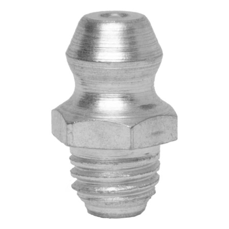 Straight grease fitting 1/4-28 SAE-LT X 0.54 in long zinc