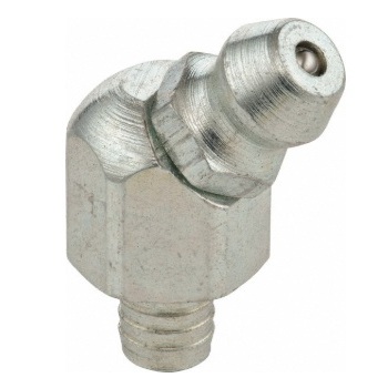65 deg drive-in grease fitting 3/16 X 0.70 in long zinc