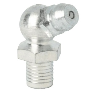 65 deg drive-in grease fitting 1/4 X 0.85 in long zinc