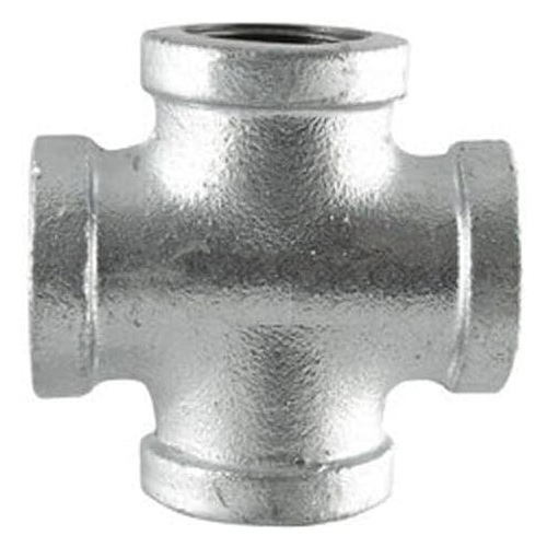 Galvanized iron cross 1/8 F-NPT