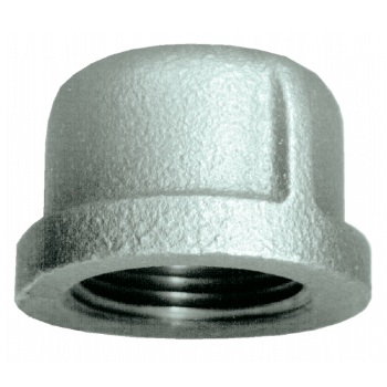 Galvanized iron cap 1/8 F-NPT