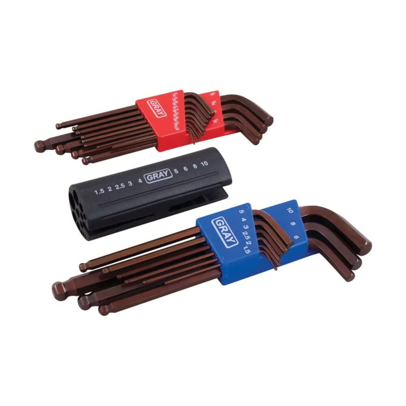 HEX KEY (S2) SET BALL 22 PC SA