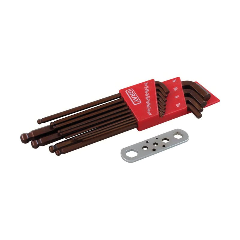 HEX KEY SET BALL STUBBY L/ARM