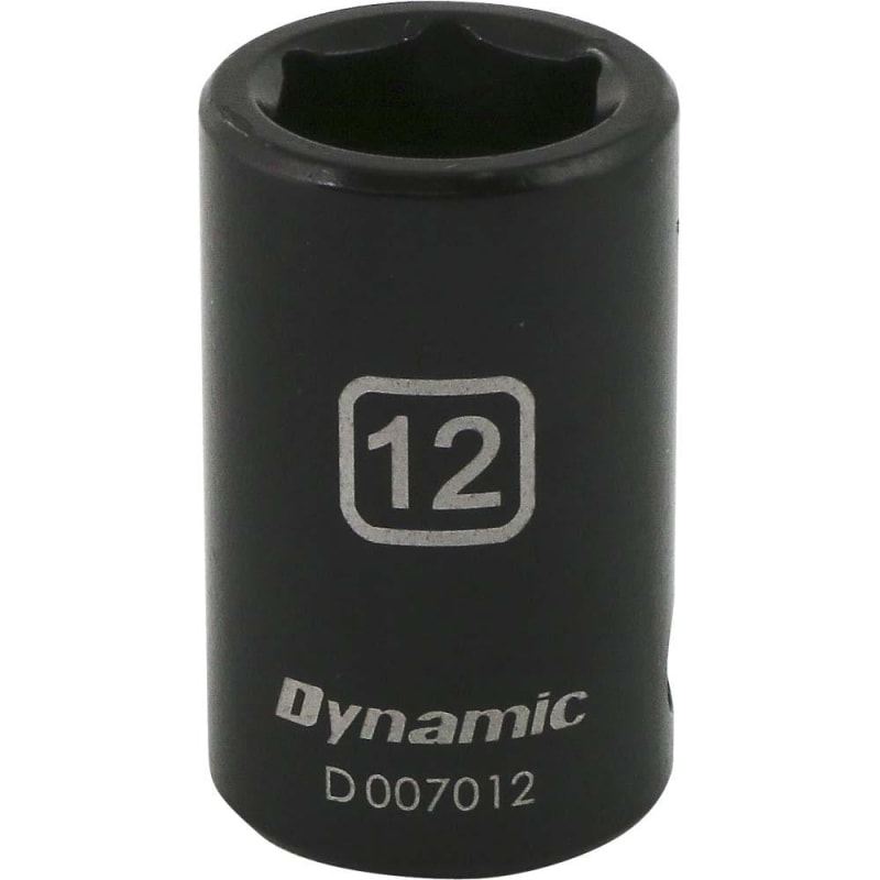 3/8in D 6 PT 12MM IMP SKT