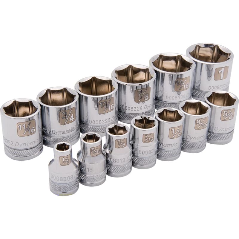 3/8 D 13 PC 6 PT STD SAE SKT