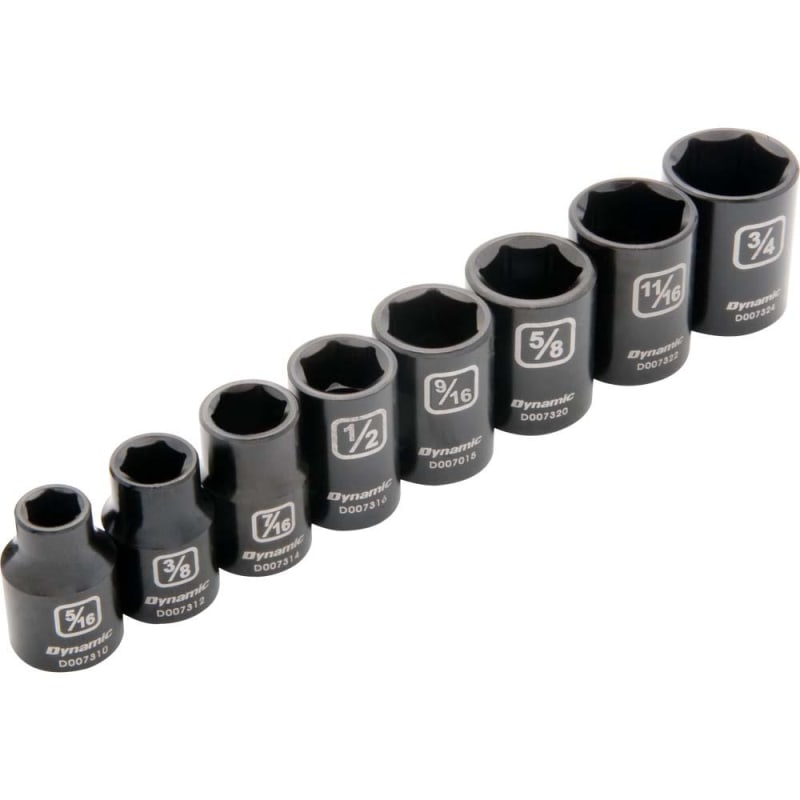 3/8in D 8 PC 6 PT SAE STD IMPAC