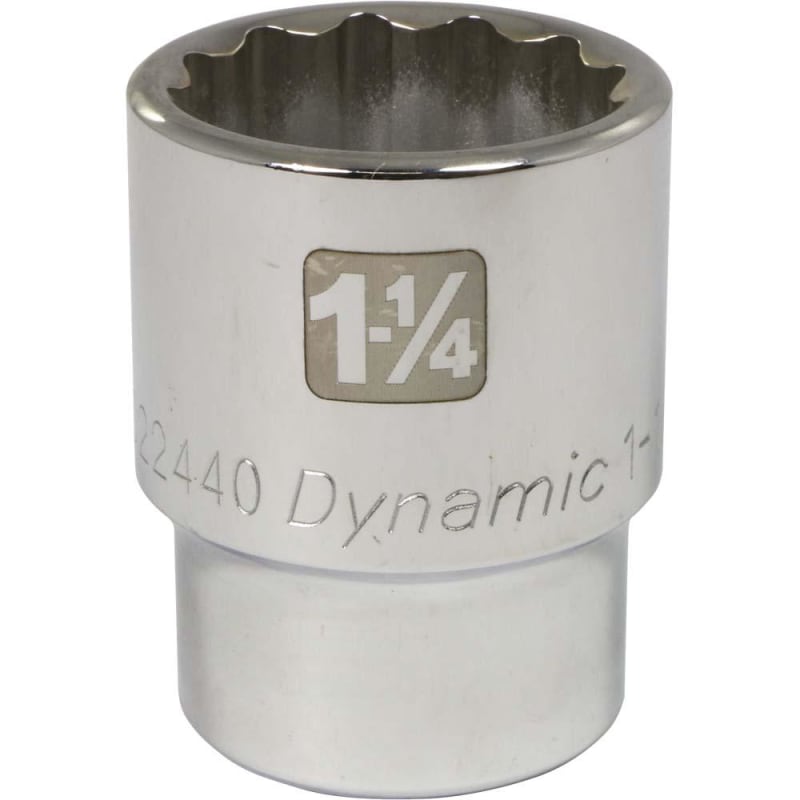 3/4in D 12 PT 1 - 1/4in CHR SKT