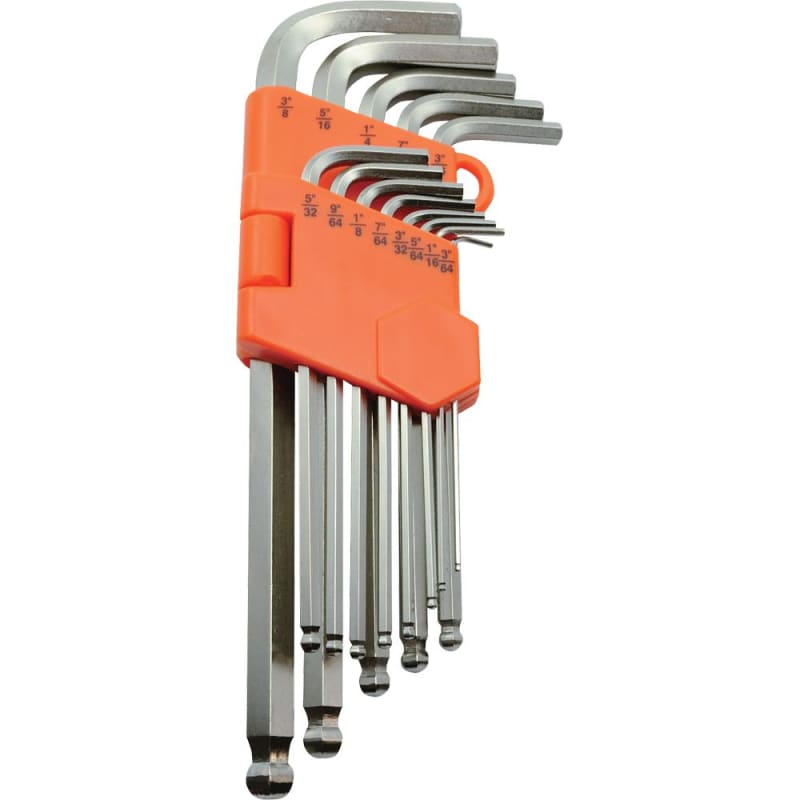 13 PC SAE BALL END LONG HEX KE