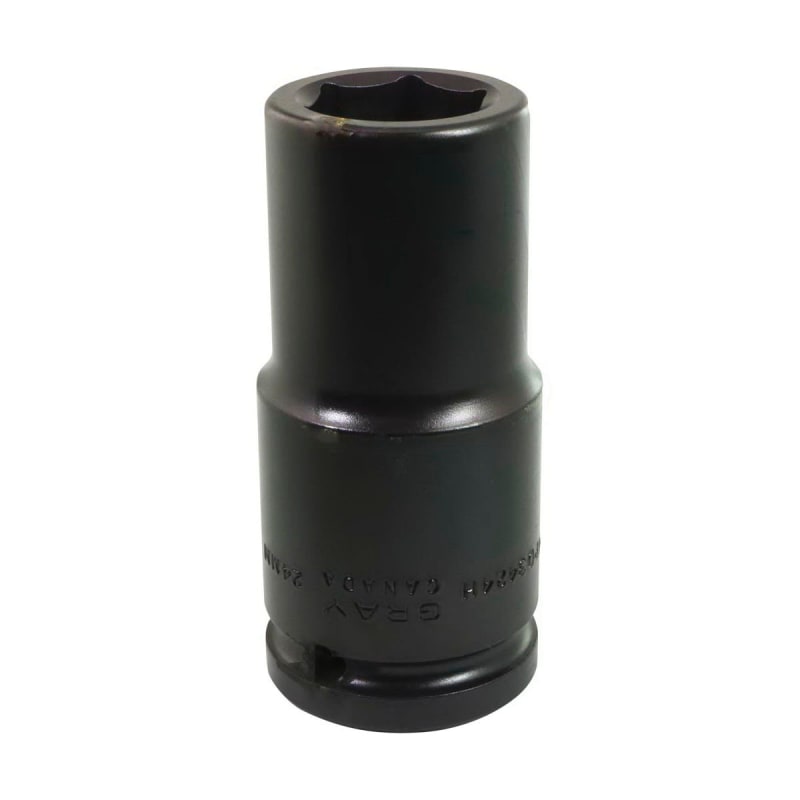 SOCKET 24MM X 3/4in DR 6 PT DP