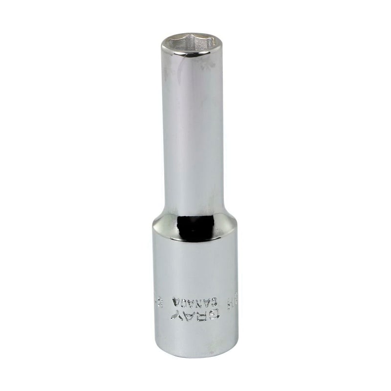 SOCKET 8MM X 3/8 DR 6 PT DP CH