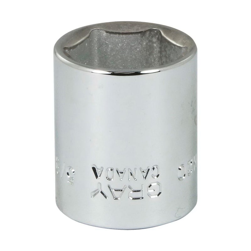 SOCKET 5/8in X 3/8in DR 6 PT REG