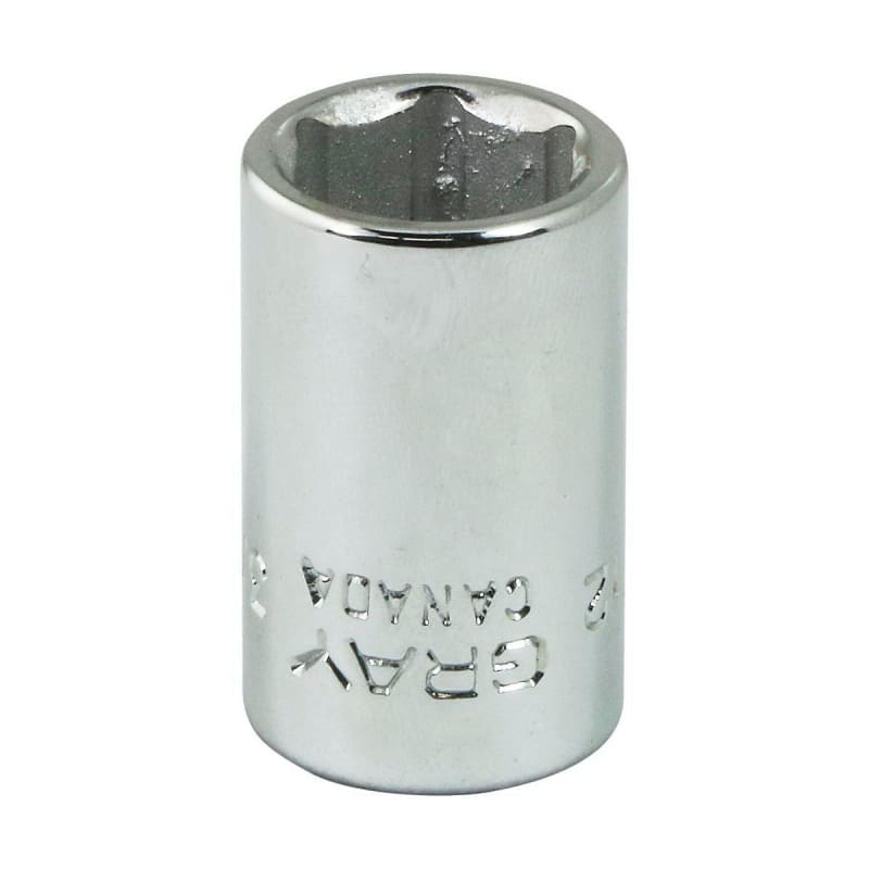 PRISE 1/4 PO DOUILLES STANDARD CHROMÉES SAE 6 PANS - 3/8